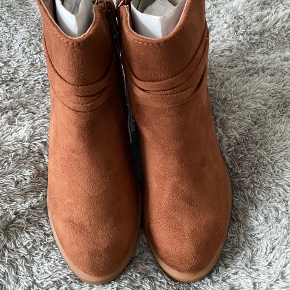 NEW Sugar brown booties toddler girls size 12 - Picture 2 of 5